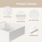 Criusia Underwear Sock Drawer Organizer Dividers 8 Set, Foldable Dresser Closet - Image 4