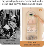 MIUPOO Multi Purpose Multi Layer Mesh Storage Hanging Bag, Hanging Storage - Image 3