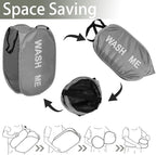 Mesh Laundry Hamper Pop Up Laundry Hamper Collapsible Laundry Basket - Image 6