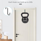 FYY Over the Door Hooks, 8 Pack Door Hangers Hooks - Image 4