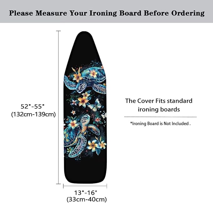 Sea Turtle Ironing Board Covers Standard Stylish Washable Ironing Board - Image 5