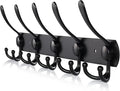 Coat Rack Wall Mounted, 5 Tri Stainless Steel Coat Hook by YUNISS