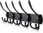 Coat Rack Wall Mounted, 5 Tri Stainless Steel Coat Hook by YUNISS