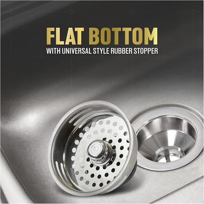 Highcraft 9843 Stainless Steel Kitchen Sink Strainer Basket-Replacement - Image 3