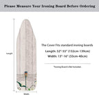 Wood Dragonfly Ironing Board Cover and Pad Standard Size 15x54, Thick Padding - Image 6