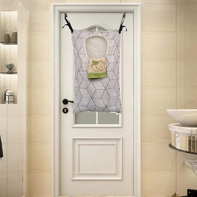 HDHYK Adjustable Space Saving Door Hanging Laundry Hamper - Image 4