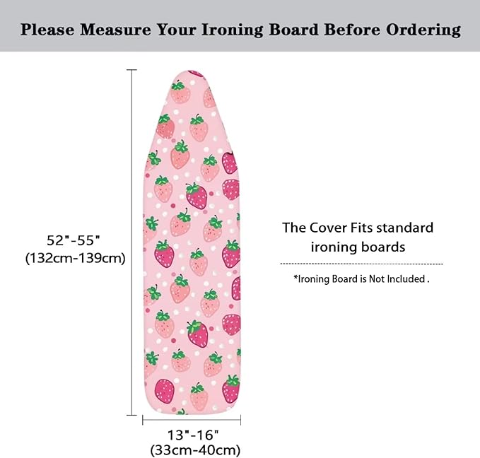 Strawberry Ironing Board Cover and Pad 15 X 54 Padding - Image 5