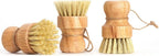 Bamboo Dish Brush Scrubber 3 Pack - Image 3
