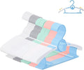 50 Pack Infant Hangers, Non-Slip Kids Hanger, Space Saving Plastic Hangers by YeJieYJ