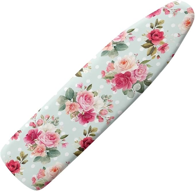 Flower Print Cover for Ironing Board 15x54 Inch Standard Size Flower Print Iron by Unknown