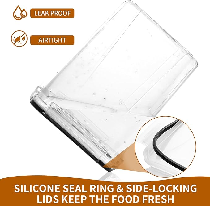 4 Pack Large Airtight Food Storage Containers - Image 4