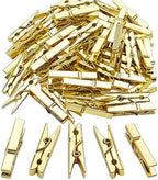Jdesun 50 Pieces Photo Clips, Mini Plastic Picture Paper Clip Clothespins Peg by Jdesun
