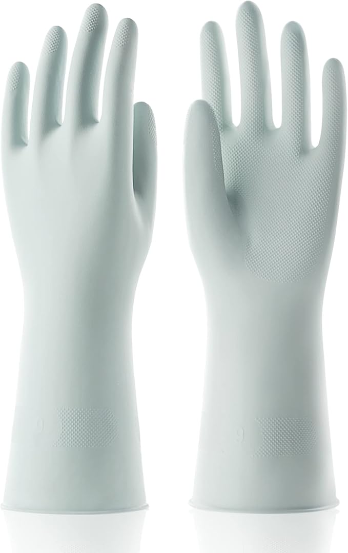 COOLJOB Medium Reusable Rubber Dishwashing Cleaning Gloves by COOLJOB