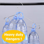 Hangers 100 Pack Wire Hangers Heavy Duty Clothes Hanger Ultra Thin Space Saving - Image 5