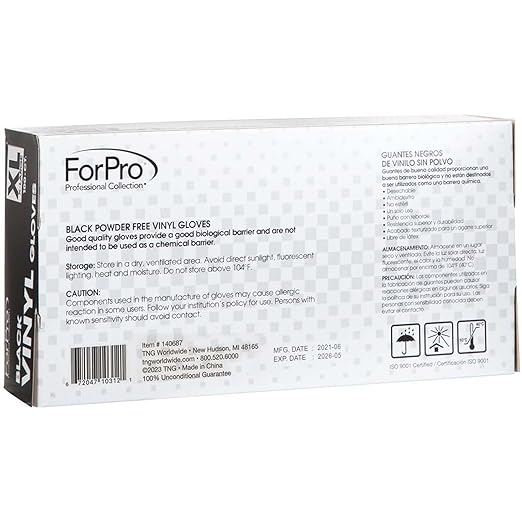 ForPro Professional Collection Disposable Vinyl Gloves, Industrial Grade - Image 4