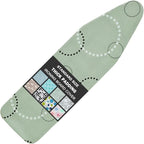 Ironing Board Cover and Pad Standard Size 15" x 54", 3 Pairs of Hook and Loop by LCLW