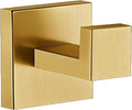Towel Hooks for Bathrooms, Brushed Gold Towel Hook for Kitchen Bathroom by Delarkusi