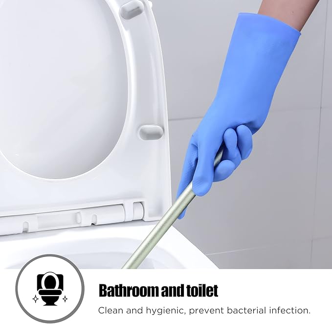 Rubber cleaning gloves 3 or 6 Pairs - Image 6