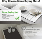 Stone Dish Drying Mat for Kitchen Counter - Image 5