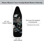 Dragonfly Flower Ironing Board Cover and Padding 15 x 54 Non-Slip Ironing Board - Image 5