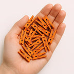 LWR CRAFTS Wooden Mini Clothespins 100 Per Pack 1" 2.5cm - Image 4