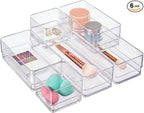 STORi SimpleSort Drawer Organizer Bins 6 pc Set, Bathroom Organizers and Storage by STORi