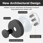 Shower Hooks for Inside Shower, Suction Cup Hooks for Glass Window, Removable - Image 2
