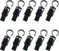 TAODAN 10PCS Multipurpose Plastic Clip Length 4.13 Inch Black Clothes Peg by TAODAN