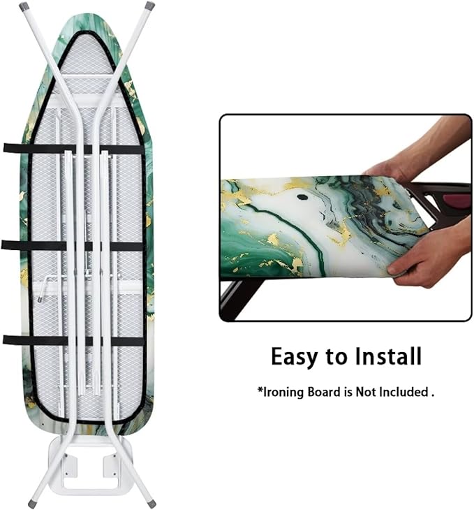 Ironing Board Cover, Elastic Edge Universal Size Fit Standard Ironing Boards - Image 5