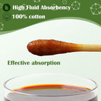 6 inch Long Cotton Swabs in Storage Box 500PCS, Bamboo Sticks & Highly - Image 3