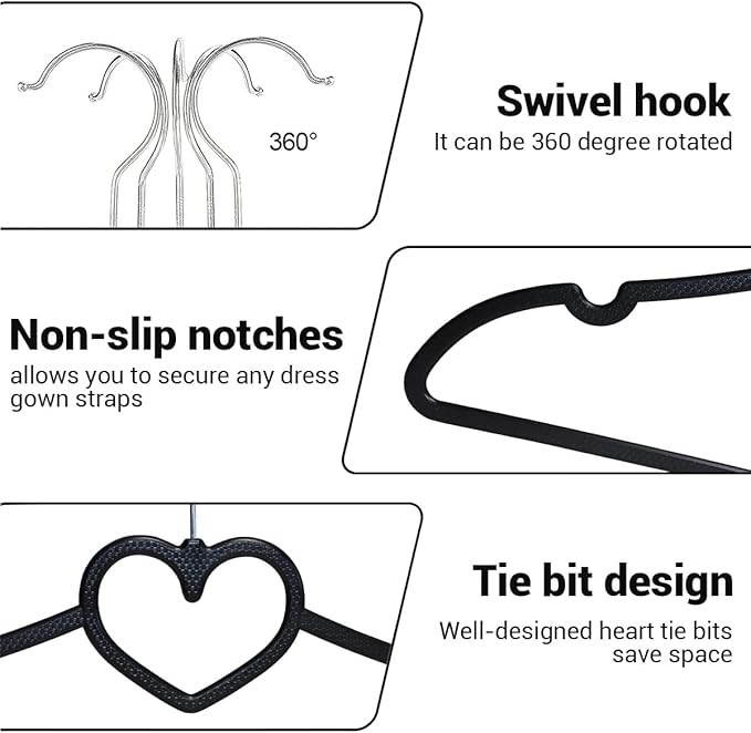 Plastic Hangers 20 Pack - Image 3