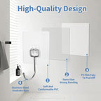 Adhesive Wall Hooks for Hanging - 60lb Heavy Duty Waterproof & Rustproof - Image 6