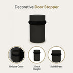 Mega Handles Knurled Floor Door Stopper, Quickly Installed Wall Protector - Image 5