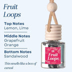 CE CRAFT Car Air Freshener Diffuser, Fruit Loops, 4 Pack Air Deodorizer - Image 2