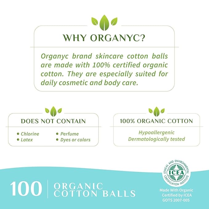 Organyc 100% Organic Cotton Balls - Image 6