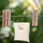 Ragyzity Canvas Clothespin Bag, Zipper Closure, Portable Clothes Pin Hanging Bag - Image 5