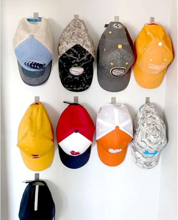 Small Adhesive Hooks Hat Hooks Organizer - Image 7