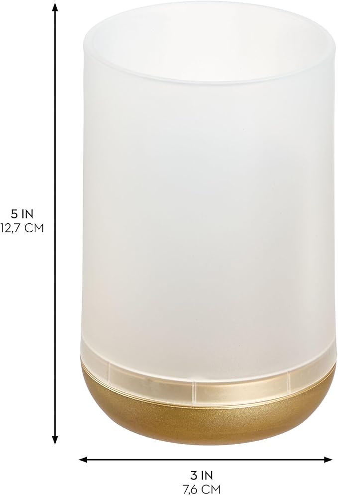 iDesign Toothbrush Holder with 3 Divided Sections - Image 2