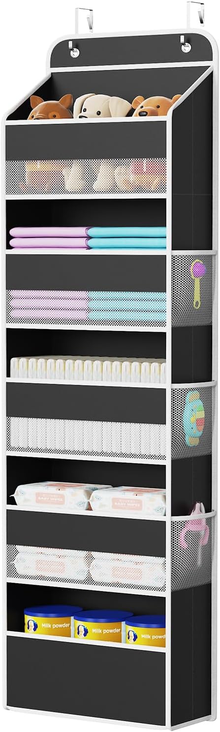 Univivi Hanging Storage Organizer Nursery Closet Cabinet Baby Storage by Univivi