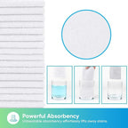 HOMEXCEL White Microfiber Cleaning Cloths, 20 Pack Cleaning Rags - Image 3