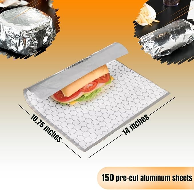 Insulation Sandwich Wrapping Paper Aluminum Foil Sheets - Image 2