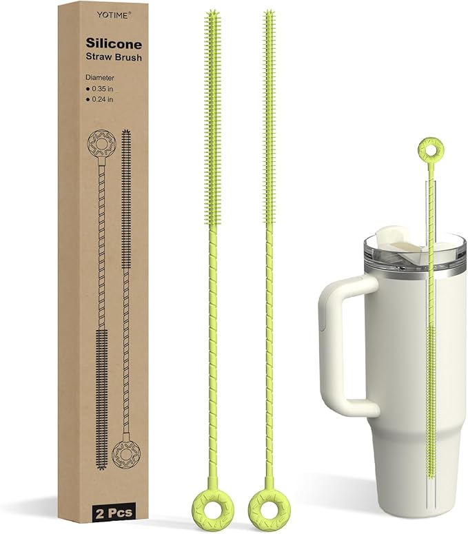 YOTIME Silicone Straw Cleaner Brush by YOTIME
