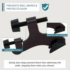 24 Pack Hinge Pin Oil Rubbed Bronze Door Stopper, Adjustable Heavy Duty Hinge - Image 3