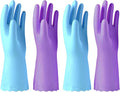 Alimat PluS 4PCS Reusable Cleaning Gloves Latex Free, Dishwashing Gloves by AlimatPlus