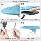 FIOBEE Ironing Board Cover and Pad Extra Thick Iron Board Pad - Image 7