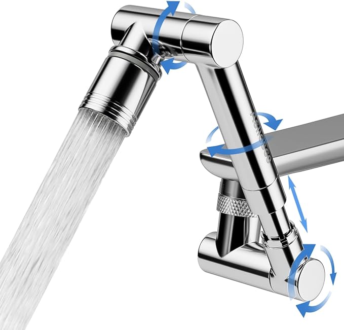 1440° swivel faucet extender, sink faucet aerator extender, swivel extendable by Unknown