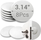 Door Stoppers - 3.14" White Door Stoppers by ZJWZLG