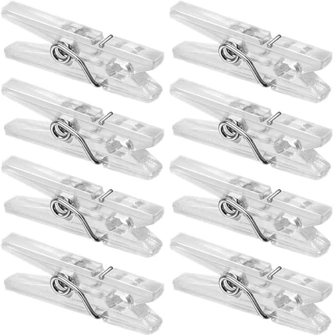 20pcs Photo Clip, 2.5cm Mini Clothes Pegs, Plastic Clothespins by Unknown