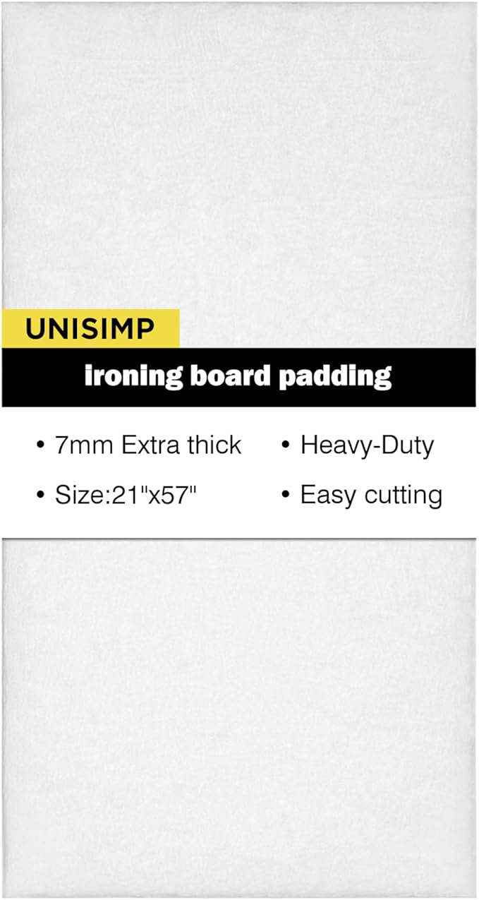 Ironing Board Padding Only, Heavy Duty Standard Ironing Board Pad Replacement by UniSimp