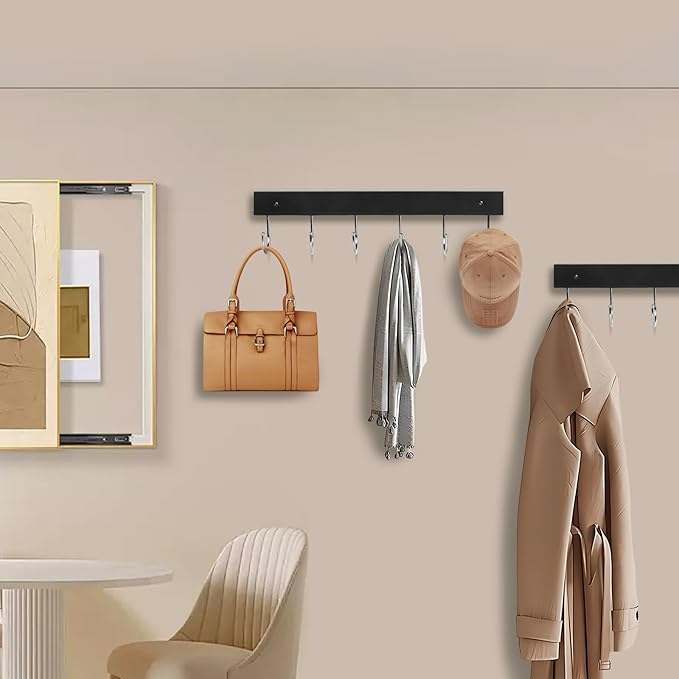 2 Pack Coat Rack Wall Mount - Image 6